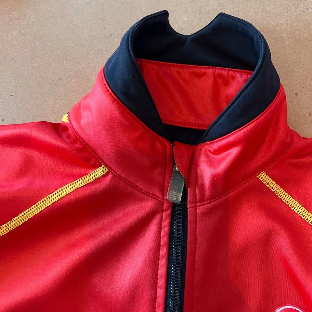 Men’s Castelli Rossi Corsa Cycling Jacket size Medium Red Yellow Black - Picture 5 of 14